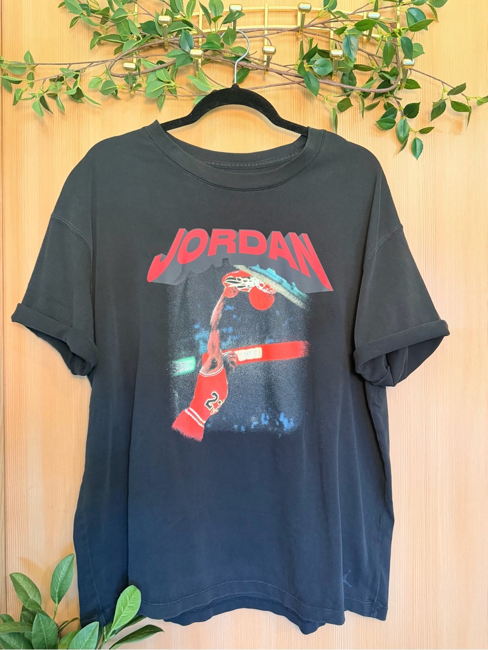 Jordan Brand Michael Jordan Dunk Tee Black XL Loose Fit